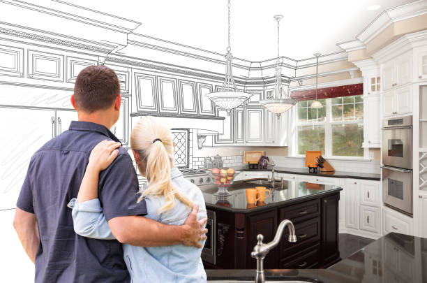Professional Kitchen Island Installation technician working in Willow Grove, PA